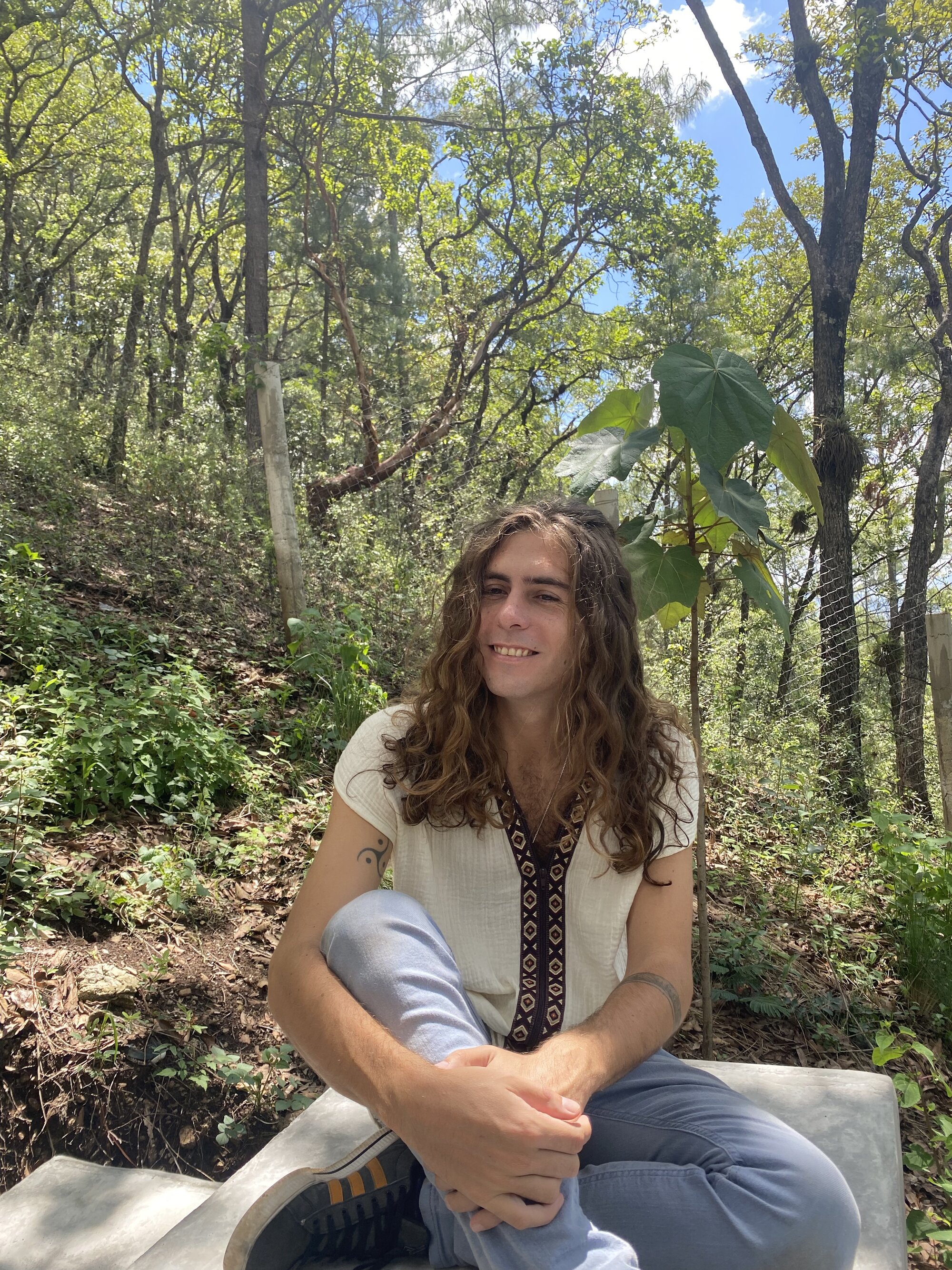 Jordi Amat en el bosque
